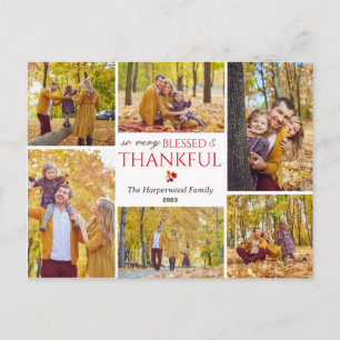 Moderne Herbst Erntedank Familienkollektion Foto C Feiertagspostkarte
