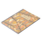 Moderne Herbst-Herbstlaube Muster Personalisiert Notizblock (Linke Seite)