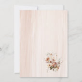 Moderne Herbst-Liebe Kinderdusche Einladung (Rückseite)