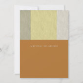 Moderne Herbstdusche für Herbstlaube Einladung (Rückseite)