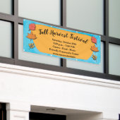 Moderne Herbsternte Banner (Äußeres Gebäude)