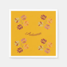 Moderne Herbstfarben Herbst Blätter Papier Abendes