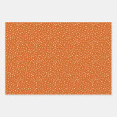 Moderne Herbstfarben Polka Dot Fall Geschenkpapier Set (Vorderseite 2)