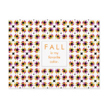 Moderne Herbstlaub Quilt Pattern