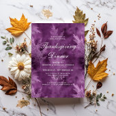 Moderne Herbstlaube Erntedank Dinner Einladung