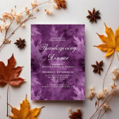 Moderne Herbstlaube Erntedank Dinner Einladung