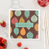 Moderne Herbstlaube Serviette (Beispiel)