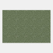 Moderne Herbstpolka Dot Herbstfarben Geschenkpapier Set (Vorderseite 3)