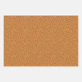 Moderne Herbstpolka Dot Herbstfarben Geschenkpapier Set (Vorderseite 2)