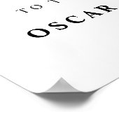 Moderne Herbstpumpen und Blume Poster (Ecke)