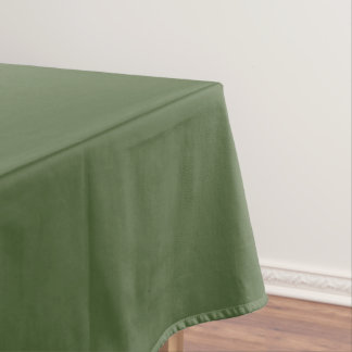 Moderne Heritage Solid Forest Grün Tischdecke