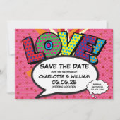 Moderne Herz-Confetti-Liebe Hochzeit retten das Da Save The Date (Vorderseite)
