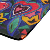 Moderne Herzen Schneidebrett (Ecke)