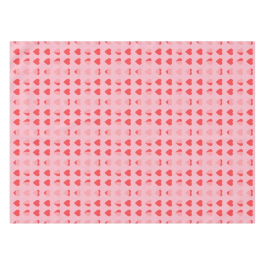 Moderne Herzen Tischdecke (Vorderseite (Horizontal))