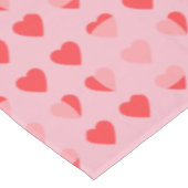 Moderne Herzen Tischdecke (Schrägansicht)