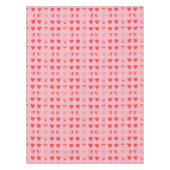 Moderne Herzen Tischdecke (Vorderseite)