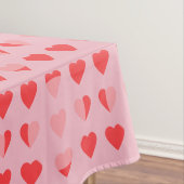 Moderne Herzen Tischdecke (Beispiel)