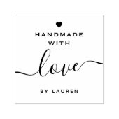 Moderne Herzkalligraphie mit Liebe von Permastempel (Design)