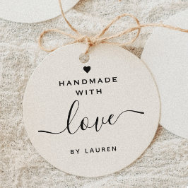 Moderne Herzkalligraphie mit Liebe von Permastempel