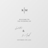 Moderne Herzlichkeit bei unserem Minimalistischen  Fensteraufkleber (Blatt)