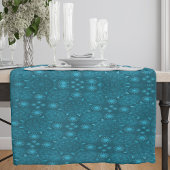 Moderne Hexa Arctic ursidae mandala Art Mittelgroßer Tischläufer