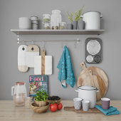 Moderne Hexa Arctic Ursidae Mandala Küchentücher