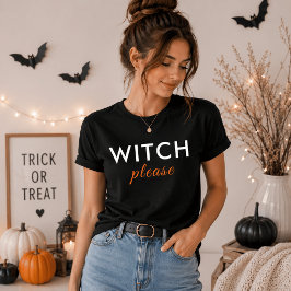 Moderne Hexe Bitte Halloween Shirt - Funny T-Shirt