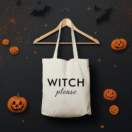 Moderne Hexe Bitte Halloween Tote Tasche - Trendy
