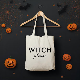 Moderne Hexe Bitte Halloween Tote Tasche - Trendy