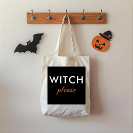 Moderne Hexe Bitte Halloween Tote Tasche - Trendy