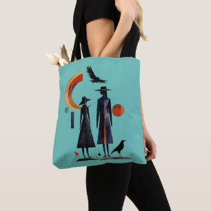 Moderne Hexen - ein abstraktes Kunstwerk 2 - Fan F Tasche