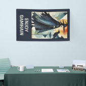 Moderne Hexen - ein abstraktes Kunstwerk 3 - Fan F Banner (Messeveranstaltung)