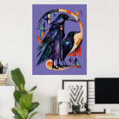 Moderne Hexen - ein abstraktes Kunstwerk 4 - Fansp Poster (Heimbüro)