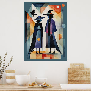 Moderne Hexen - ein abstraktes Kunstwerk 6 - Fan F Poster