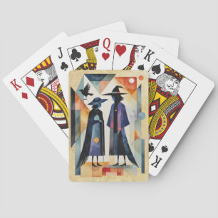 Moderne Hexen - ein abstraktes Kunstwerk 6 - Fan F Spielkarten