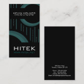 Moderne Hi-Tech-Visitenkarte Visitenkarte (Vorne/Hinten)