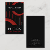 Moderne Hi-Tech-Visitenkarte Visitenkarte (Vorne/Hinten)