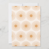 Moderne hier kommt die Son Boy Baby Dusche Einladung (Rückseite)