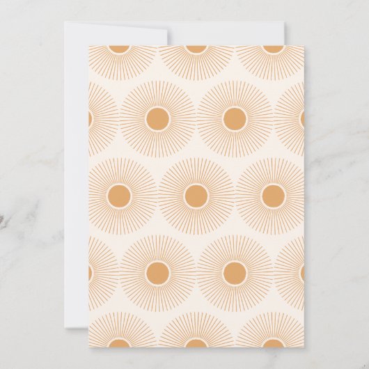 Moderne hier kommt die Son Boy Baby Dusche Einladung (Rückseite)