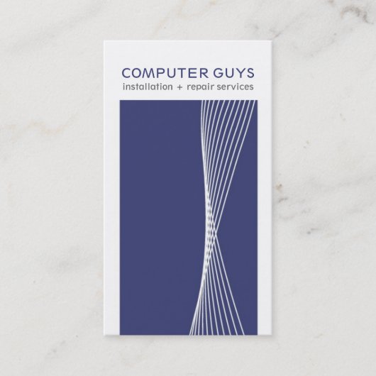 Moderne High-Teche Visitenkarten Visitenkarte (Vorderseite)