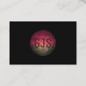 Moderne Hightech-Visitenkarte für Freiberufler Visitenkarte (Rückseite)