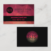 Moderne Hightech-Visitenkarte für Freiberufler Visitenkarte (Vorne/Hinten)