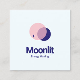 Moderne Himmelsastrologie Quadratische Visitenkarte