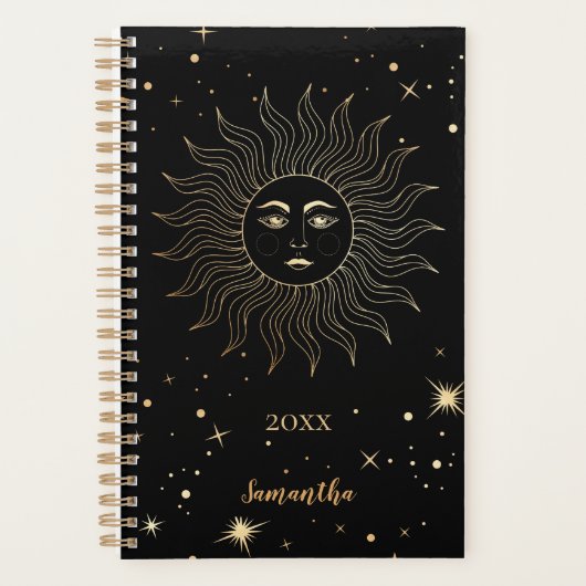 Moderne Himmelsmuschelsterne Planer (Vorderseite)