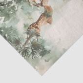 Moderne Hirsche Aquarell Seidenpapier (Detail)
