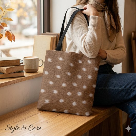 Moderne Hirschleder-Textur-Design Stilvoll Mittel Tasche