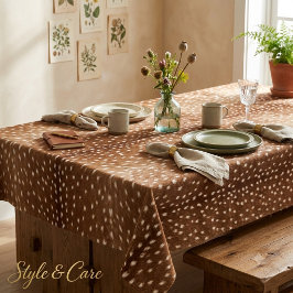Moderne Hirschleder-Textur Stylisch Tischdecke