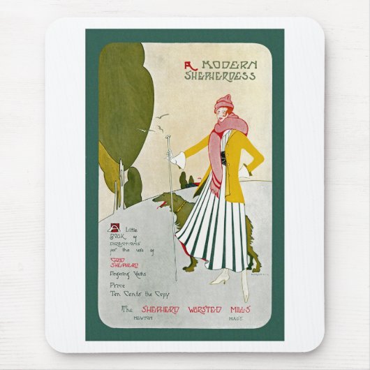 Moderne Hirten Mousepad (Vorne)