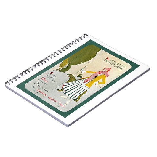 Moderne Hirten Notizblock (Linke Seite)