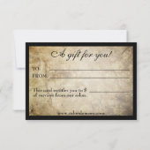 Moderne, hoch entwickelte Salon Geschenkgutscheine (Rückseite)